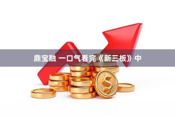 鼎宝融 一口气看完《新三板》中